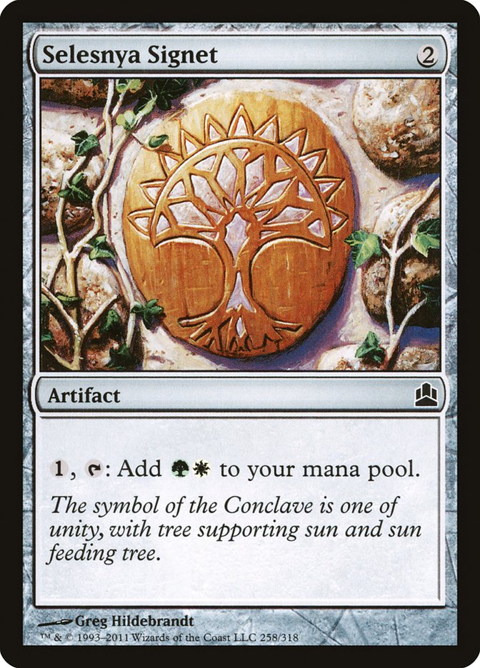 Selesnya Signet [Commander 2011] | Webway Games