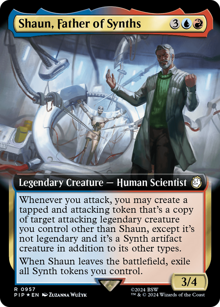 Shaun, Father of Synths (Extended Art) (Surge Foil) [Fallout] | Webway Games