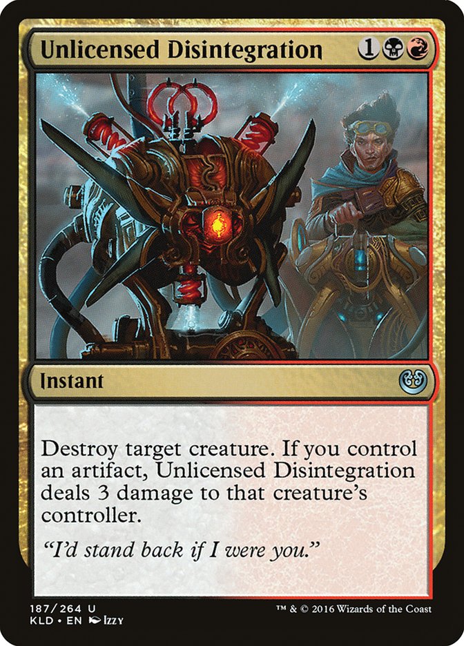 Unlicensed Disintegration [Kaladesh] | Webway Games