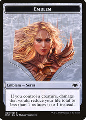 Soldier (004) // Serra the Benevolent Emblem (020) Double-Sided Token [Modern Horizons Tokens] | Webway Games