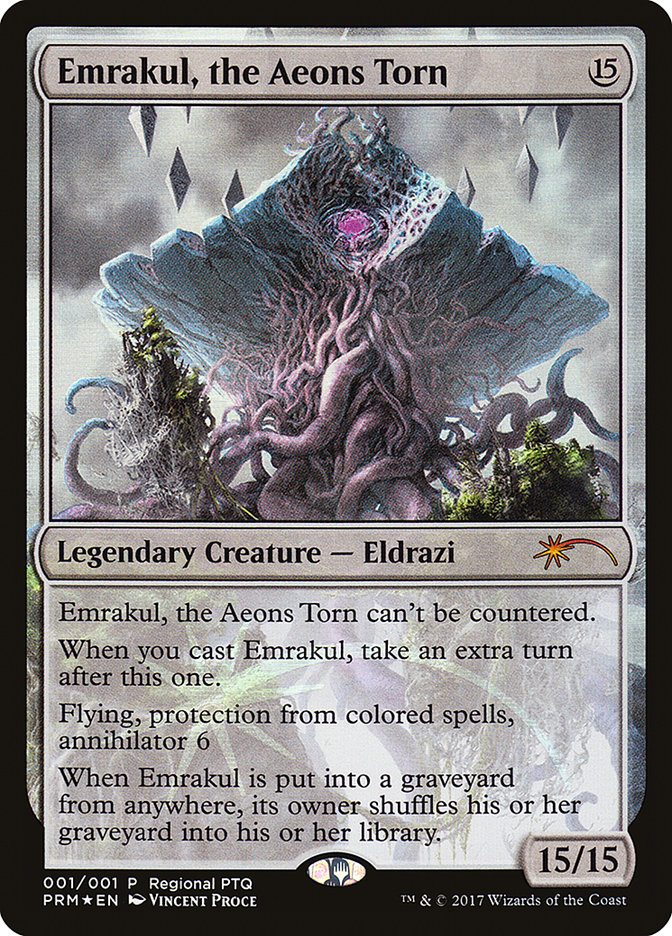 Emrakul, the Aeons Torn (Regional PTQ) [Pro Tour Promos] | Webway Games