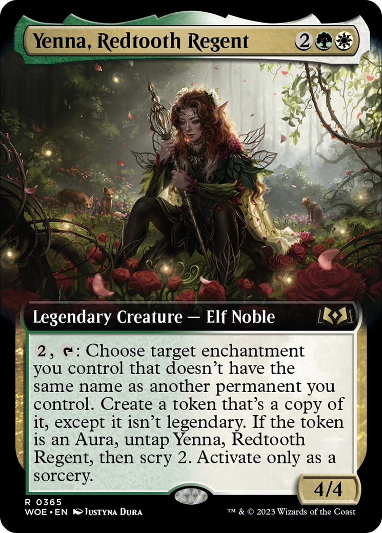 Yenna, Redtooth Regent (Extended Art) [Wilds of Eldraine] | Webway Games