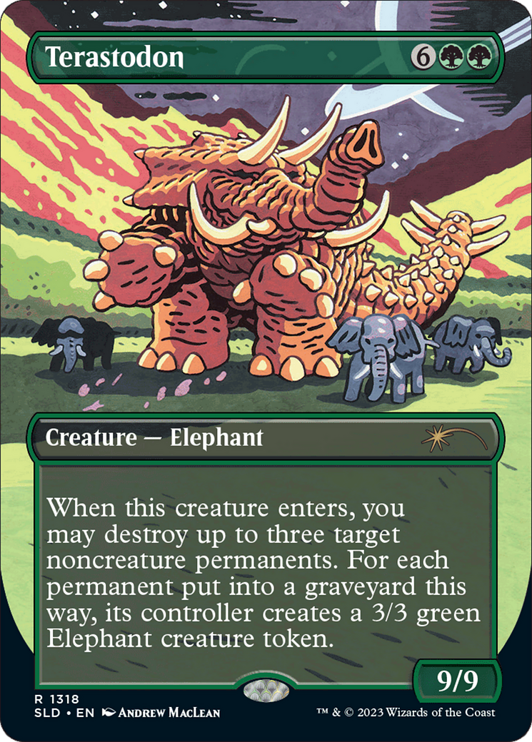 Terastodon (Rainbow Foil) [Secret Lair Drop Series] | Webway Games