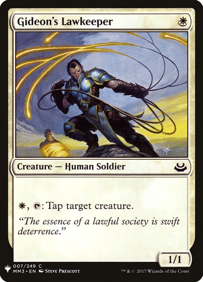 Gideon's Lawkeeper [Mystery Booster] | Webway Games