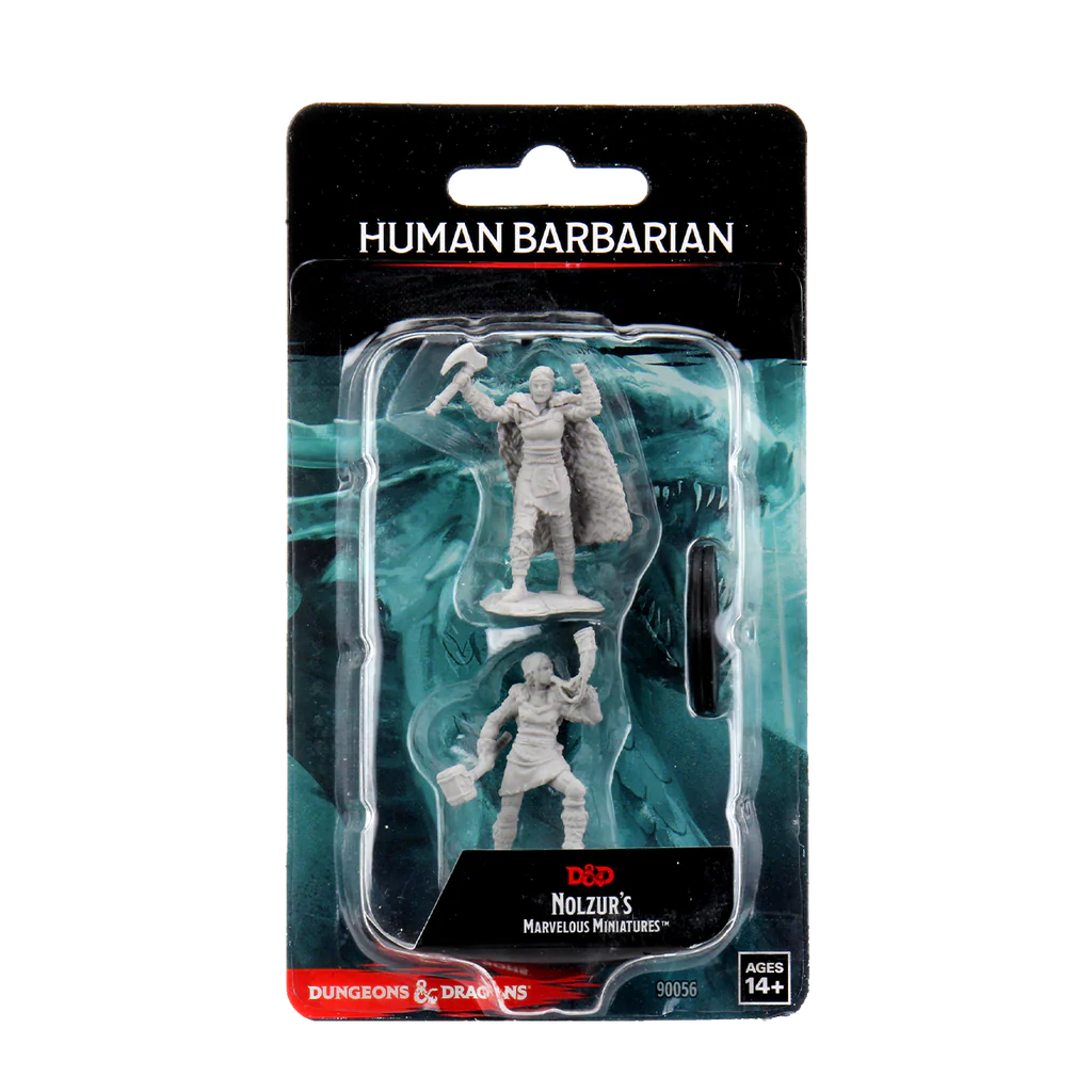 D&D NOLZUR'S MARVELOUS MINIATURES - FEMALE HUMAN BARBARIAN | Webway Games