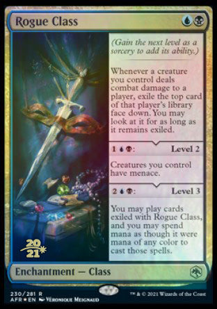 Rogue Class [Dungeons & Dragons: Adventures in the Forgotten Realms Prerelease Promos] | Webway Games