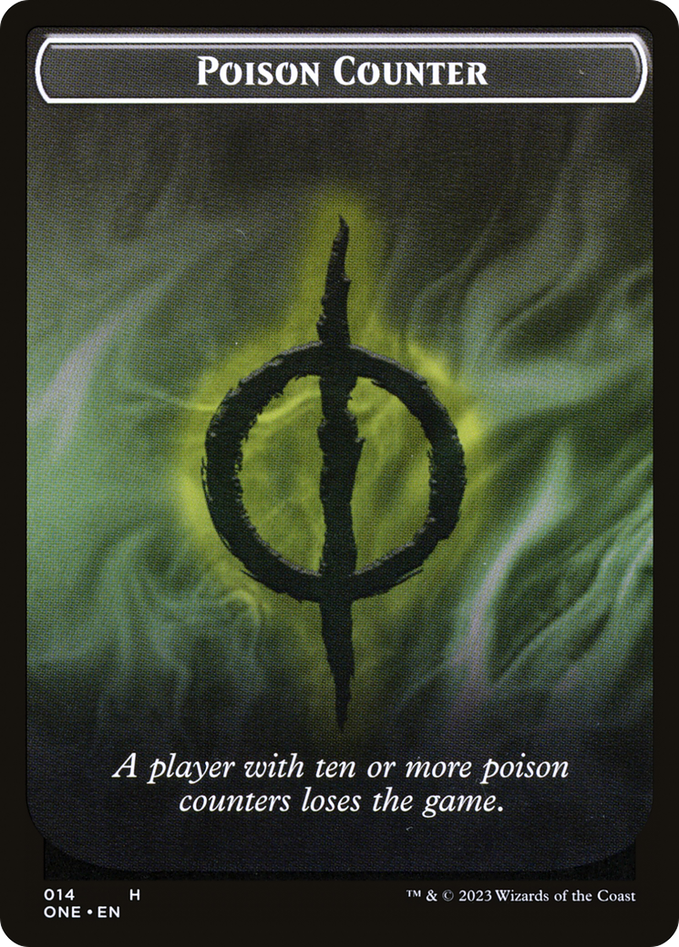 Poison Counter Token [Phyrexia: All Will Be One Tokens] | Webway Games