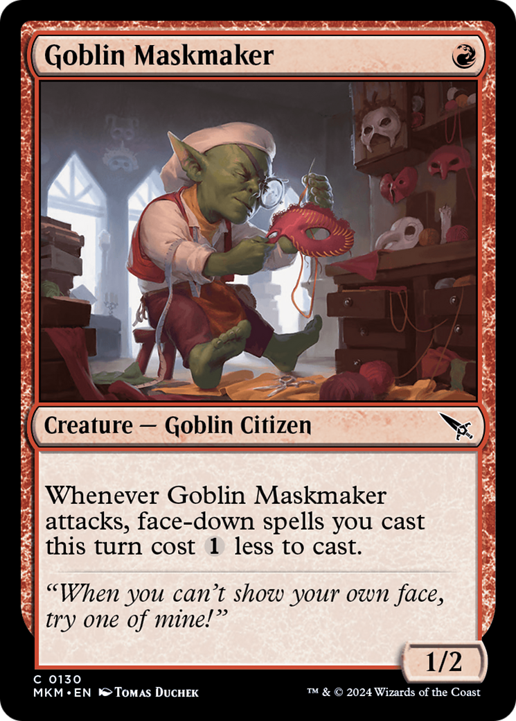 Goblin Maskmaker [Murders at Karlov Manor] | Webway Games