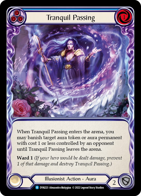 Tranquil Passing (Blue) [DYN223] (Dynasty) | Webway Games