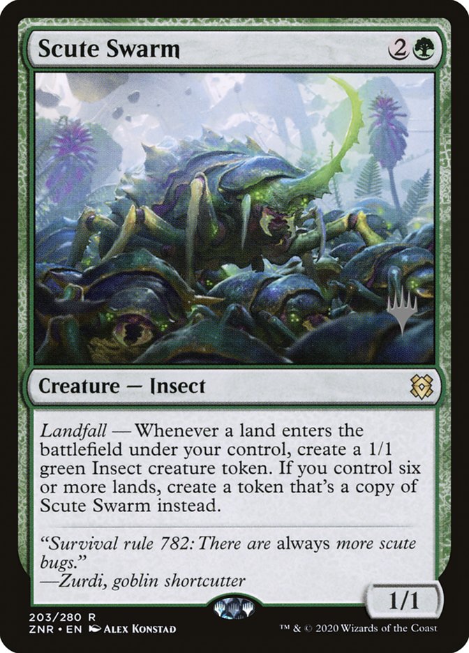 Scute Swarm (Promo Pack) [Zendikar Rising Promos] | Webway Games