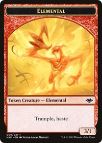Elemental (009) // Goblin Double-Sided Token [Modern Horizons Tokens] | Webway Games
