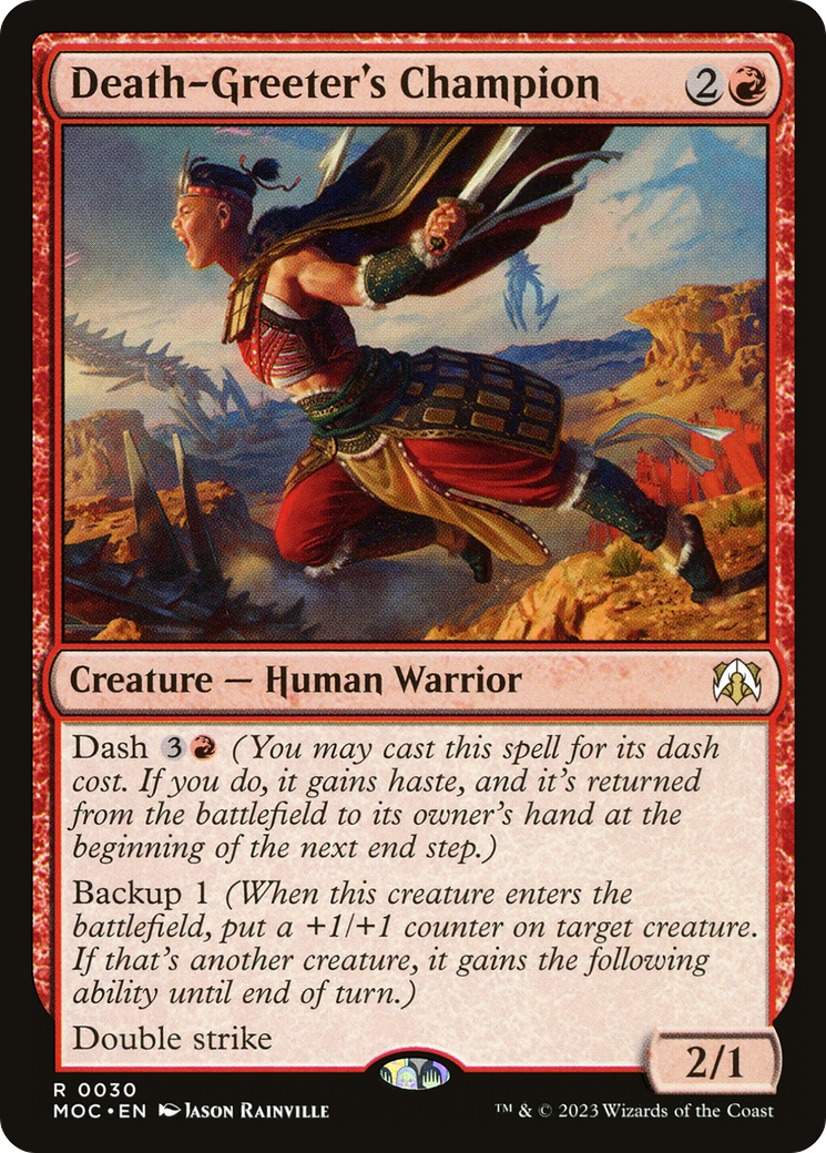 Death-Greeter's Champion [March of the Machine Commander] | Webway Games