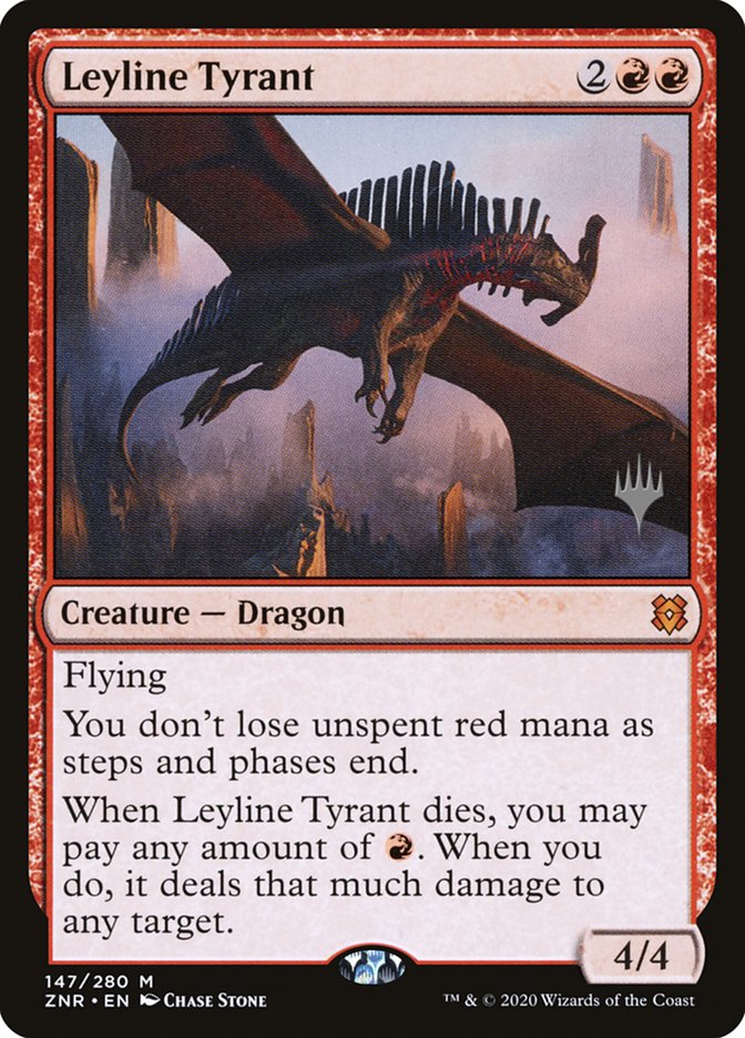 Leyline Tyrant (Promo Pack) [Zendikar Rising Promos] | Webway Games