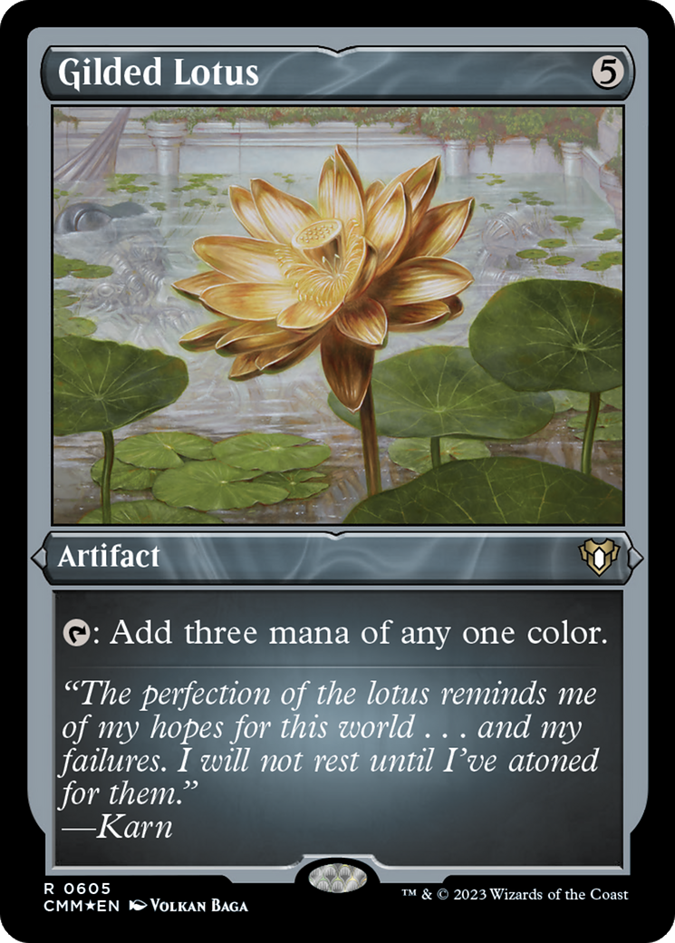 Gilded Lotus (Foil Etched) [Commander Masters] | Webway Games