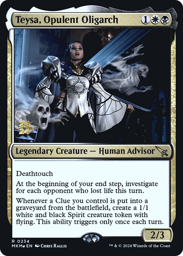 Teysa, Opulent Oligarch [Murders at Karlov Manor Prerelease Promos] | Webway Games