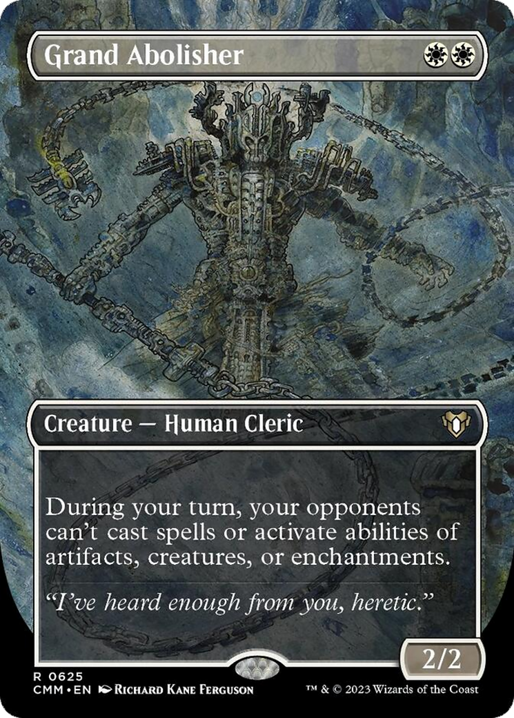 Grand Abolisher (Borderless Alternate Art) [Commander Masters] | Webway Games