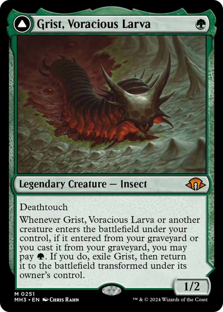 Grist, Voracious Larva // Grist, the Plague Swarm [Modern Horizons 3] | Webway Games