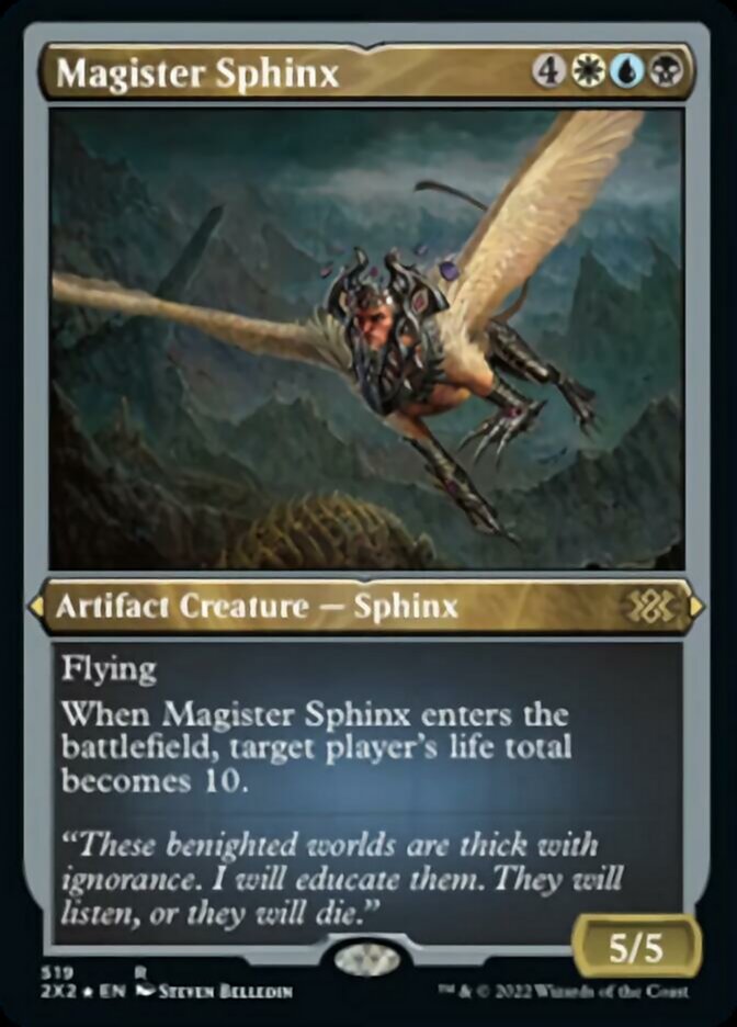 Magister Sphinx (Foil Etched) [Double Masters 2022] | Webway Games