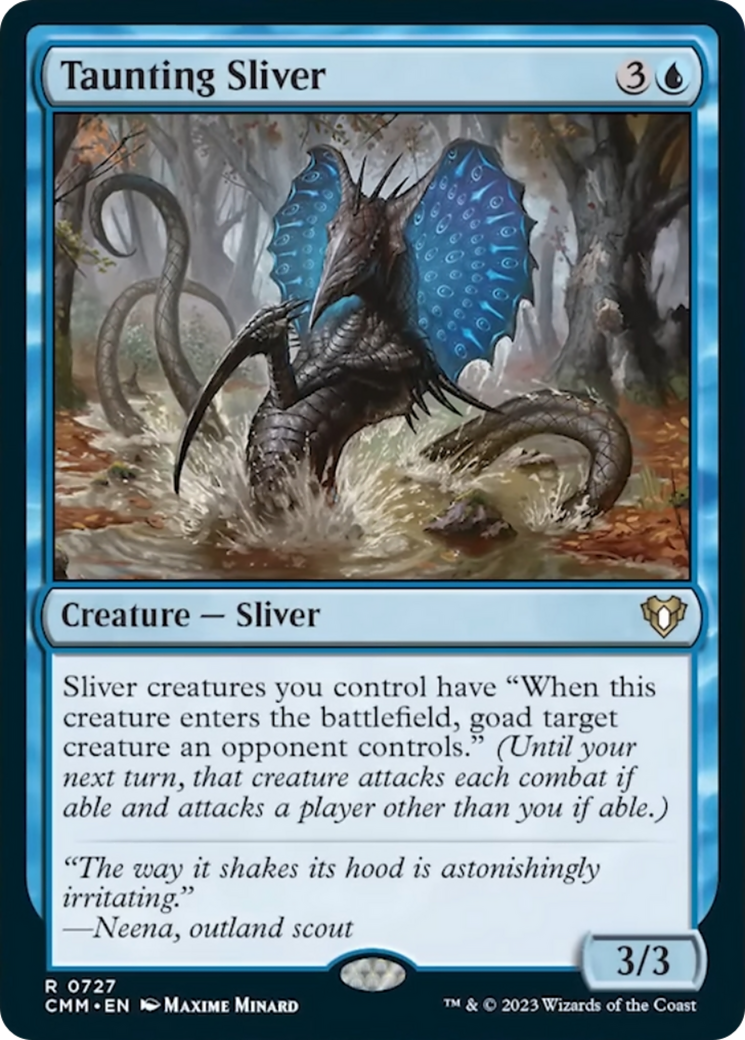 Taunting Sliver [Commander Masters] | Webway Games