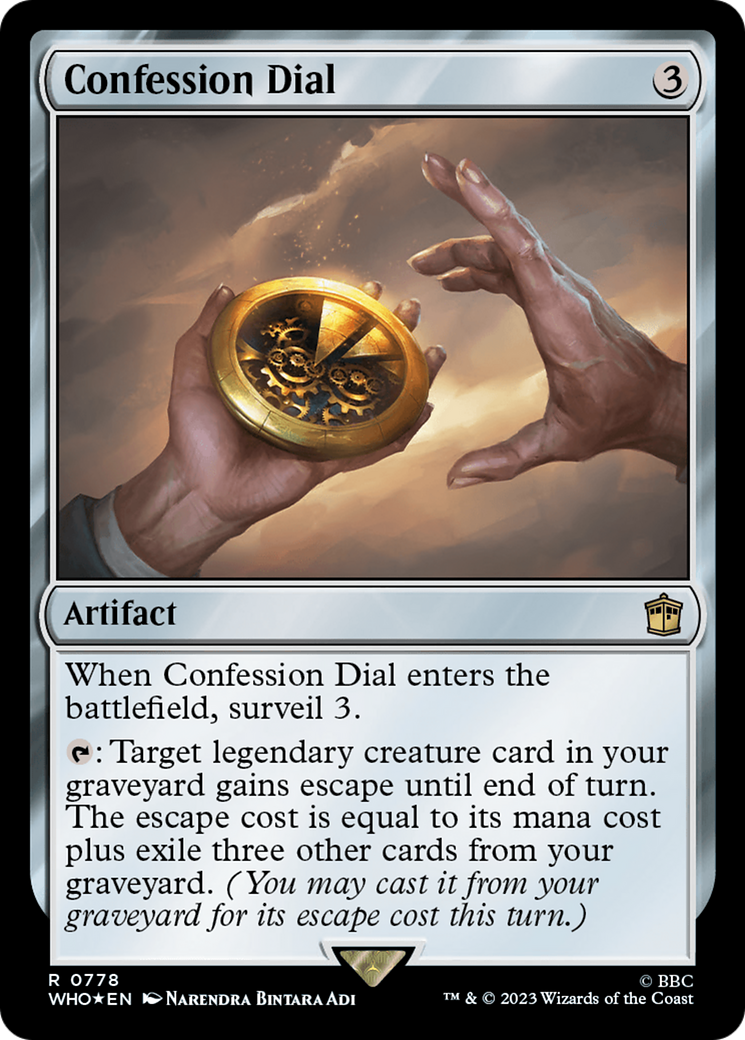 Confession Dial (Surge Foil) [Doctor Who] | Webway Games