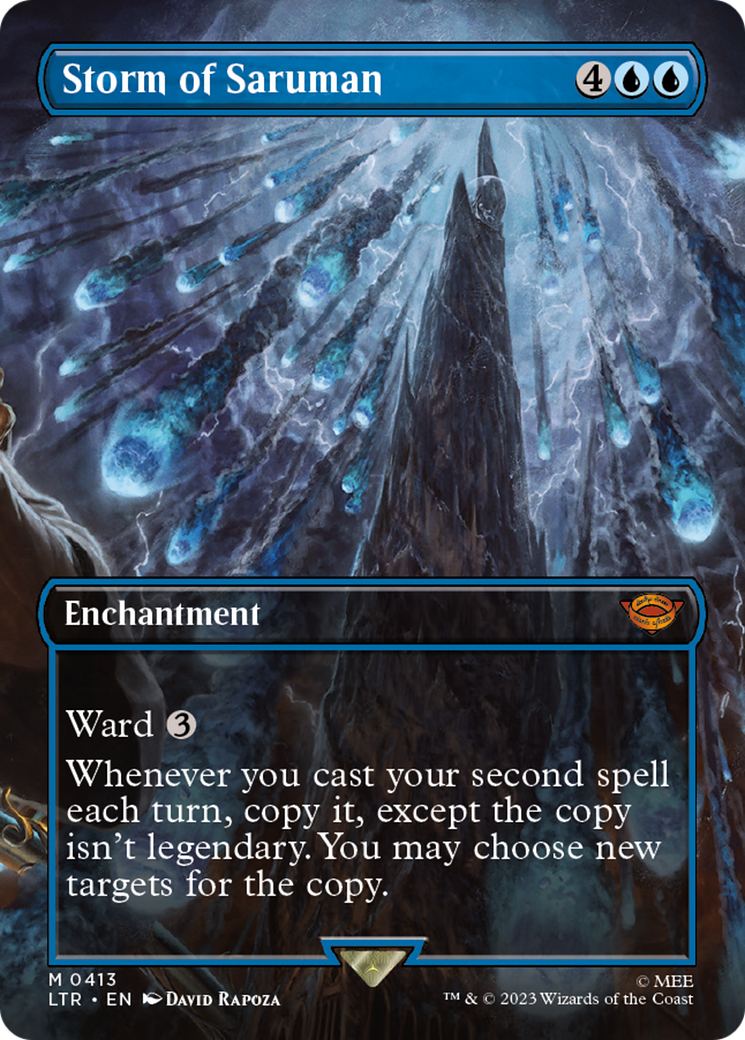 Storm of Saruman (Borderless Alternate Art) [The Lord of the Rings: Tales of Middle-Earth] | Webway Games