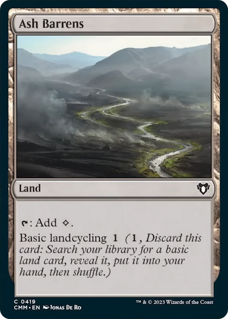 Ash Barrens [Commander Masters] | Webway Games