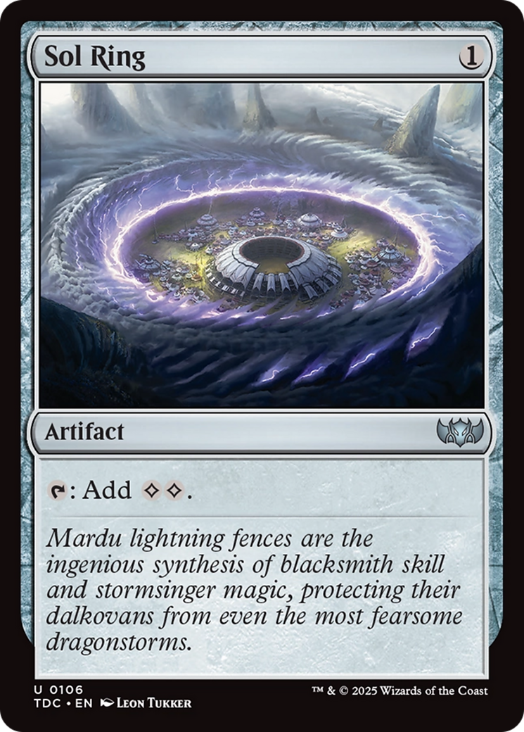 Sol Ring [Tarkir: Dragonstorm Commander] | Webway Games