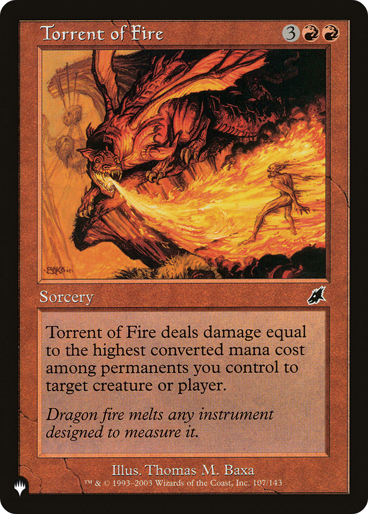 Torrent of Fire [The List] | Webway Games