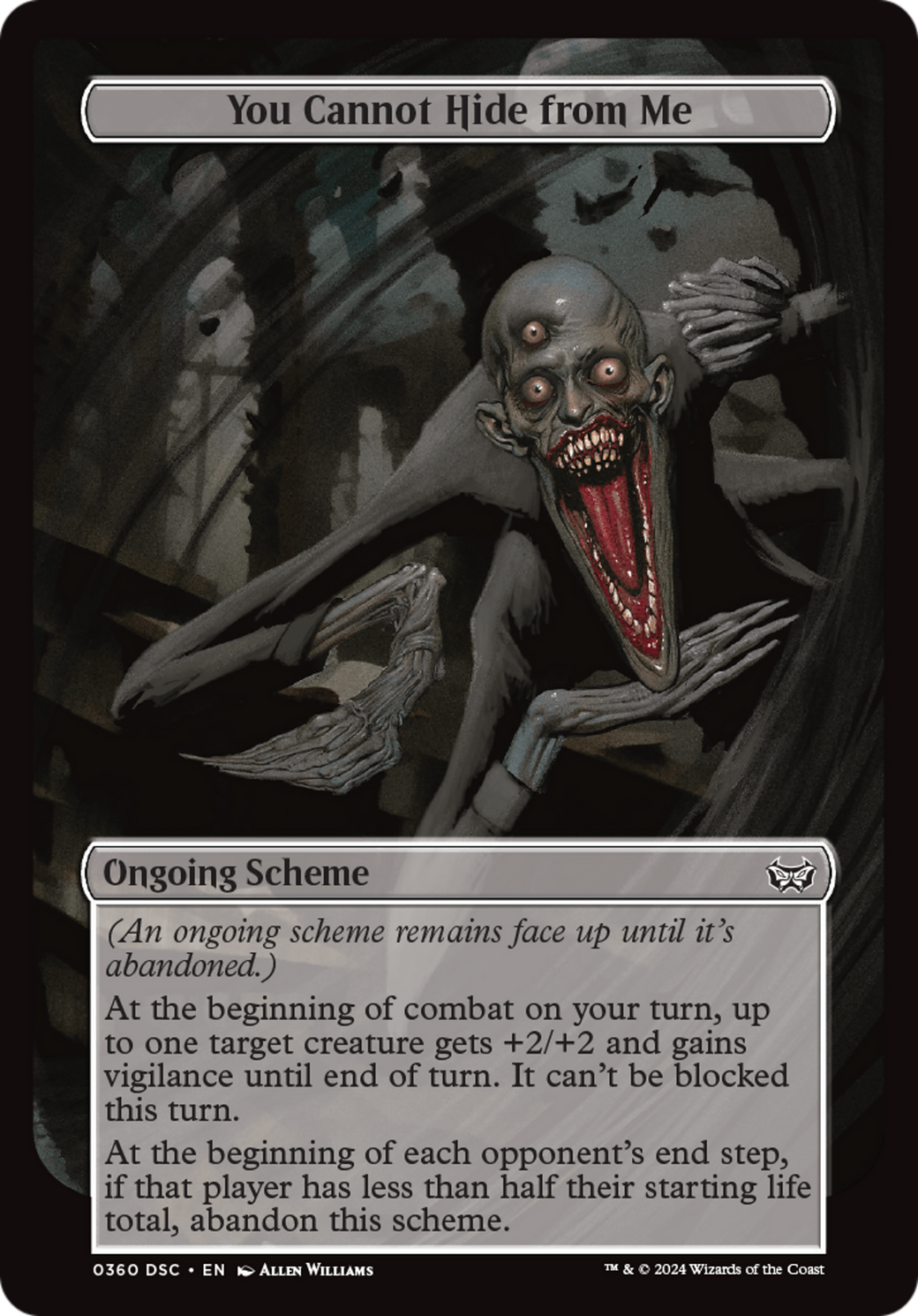 You Cannot Hide from Me (Full Art) [Duskmourn: Archenemy] | Webway Games