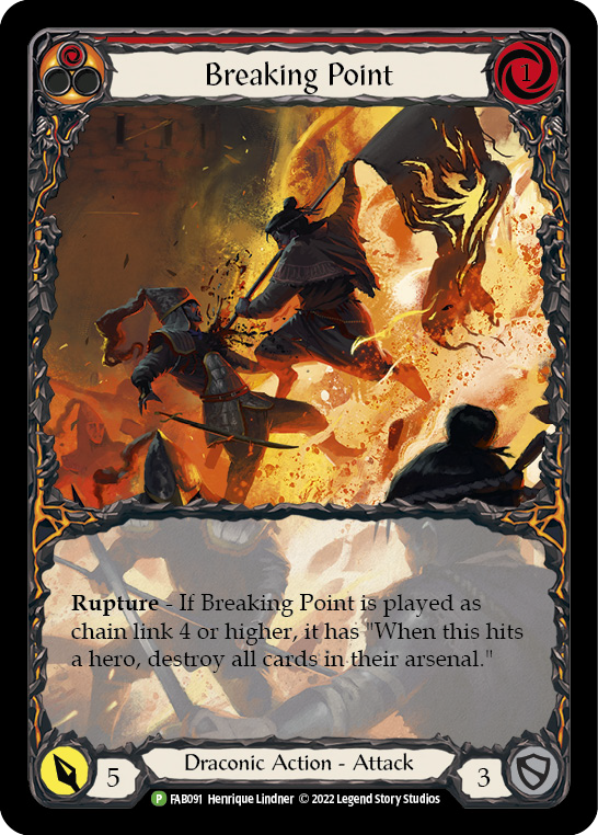 Breaking Point (Extended Art) [FAB091] (Promo)  Rainbow Foil | Webway Games