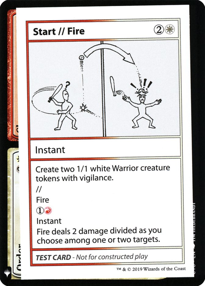 Start // Fire [Mystery Booster Playtest Cards] | Webway Games