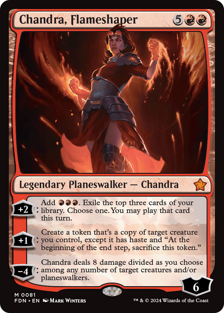 Chandra, Flameshaper [Foundations] | Webway Games