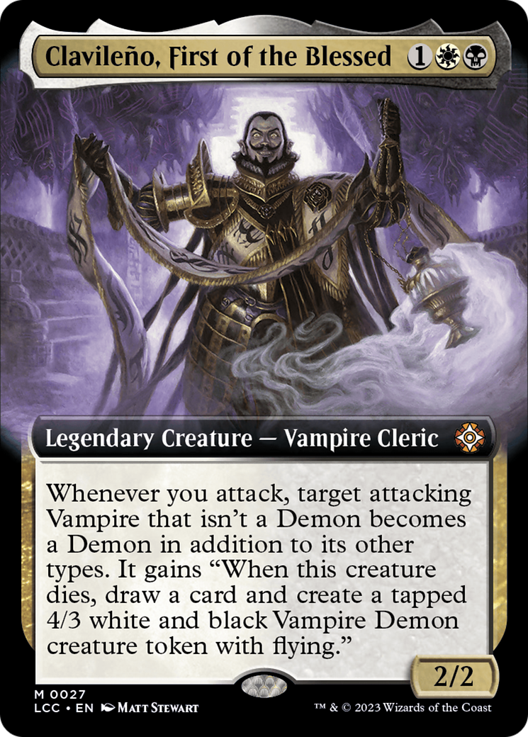 Clavileno, First of the Blessed (Extended Art) [The Lost Caverns of Ixalan Commander] | Webway Games