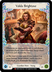Valda Brightaxe [EVR019] (Everfest)  1st Edition Rainbow Foil | Webway Games