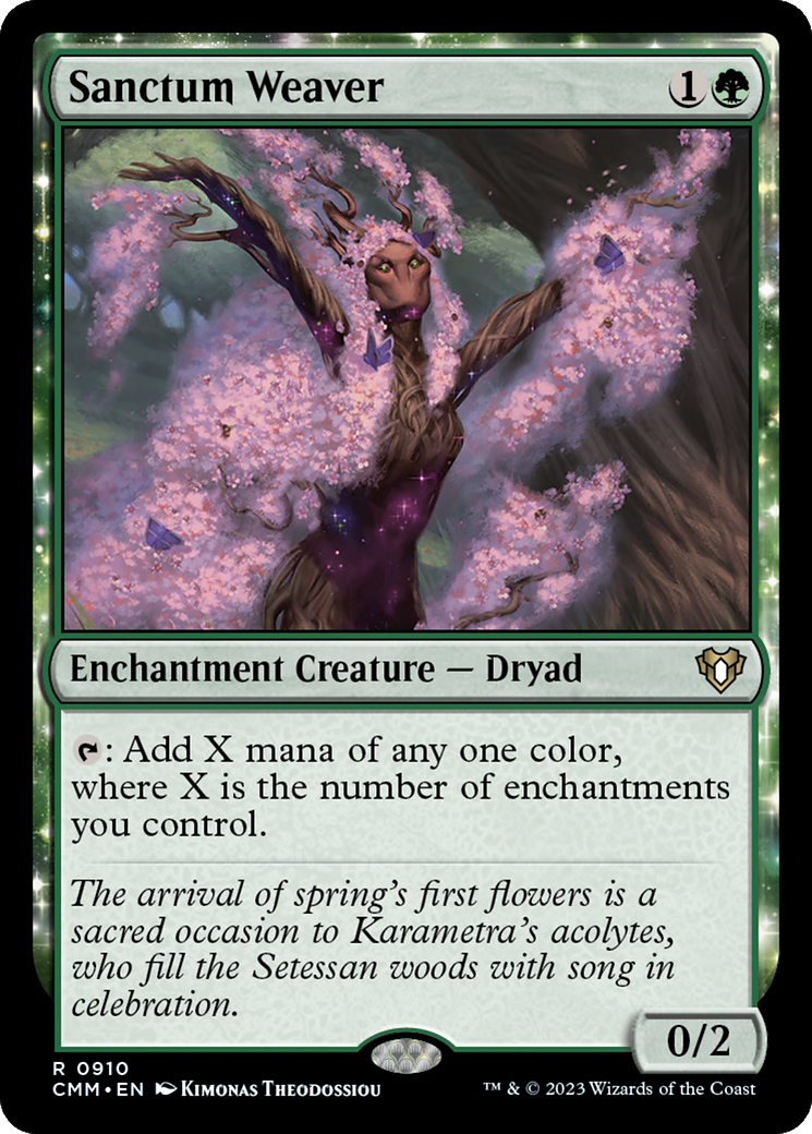 Sanctum Weaver [Commander Masters] | Webway Games