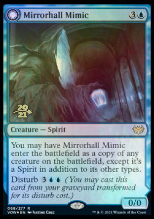 Mirrorhall Mimic // Ghastly Mimicry [Innistrad: Crimson Vow Prerelease Promos] | Webway Games