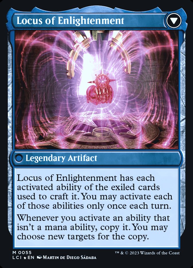 The Enigma Jewel // Locus of Enlightenment [The Lost Caverns of Ixalan Prerelease Cards] | Webway Games