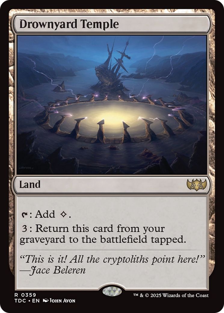Drownyard Temple [Tarkir: Dragonstorm Commander] | Webway Games