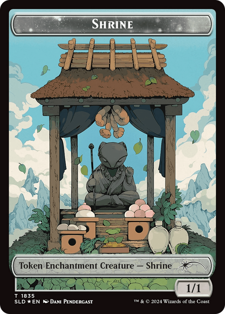 Shrine Token (Rainbow Foil) [Secret Lair: From Cute to Brute Tokens] | Webway Games