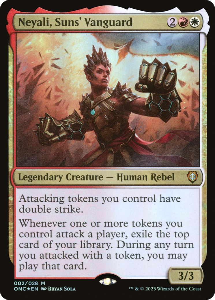 Neyali, Suns' Vanguard [Phyrexia: All Will Be One Commander] | Webway Games