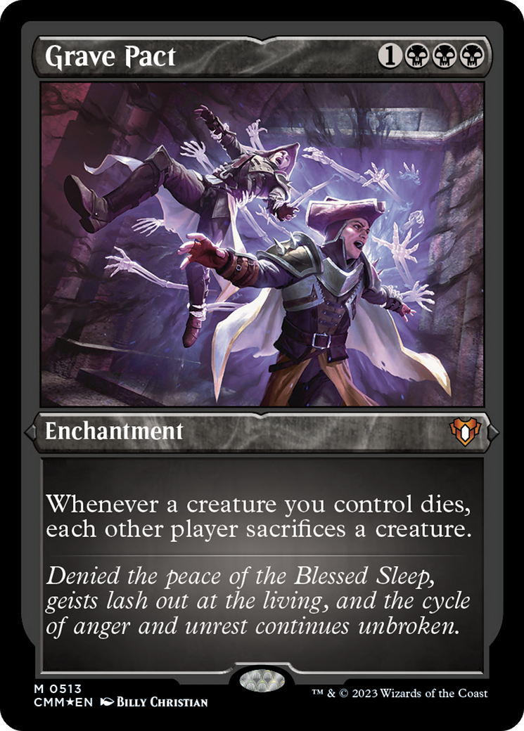 Grave Pact (Foil Etched) [Commander Masters] | Webway Games