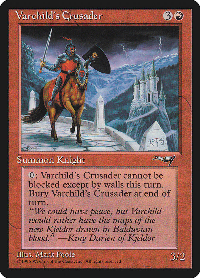 Varchild's Crusader (Brown Horse) [Alliances] | Webway Games