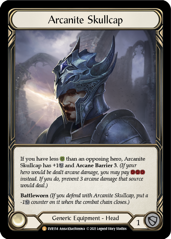 Arcanite Skullcap [EVR154] (Everfest)  1st Edition Normal | Webway Games