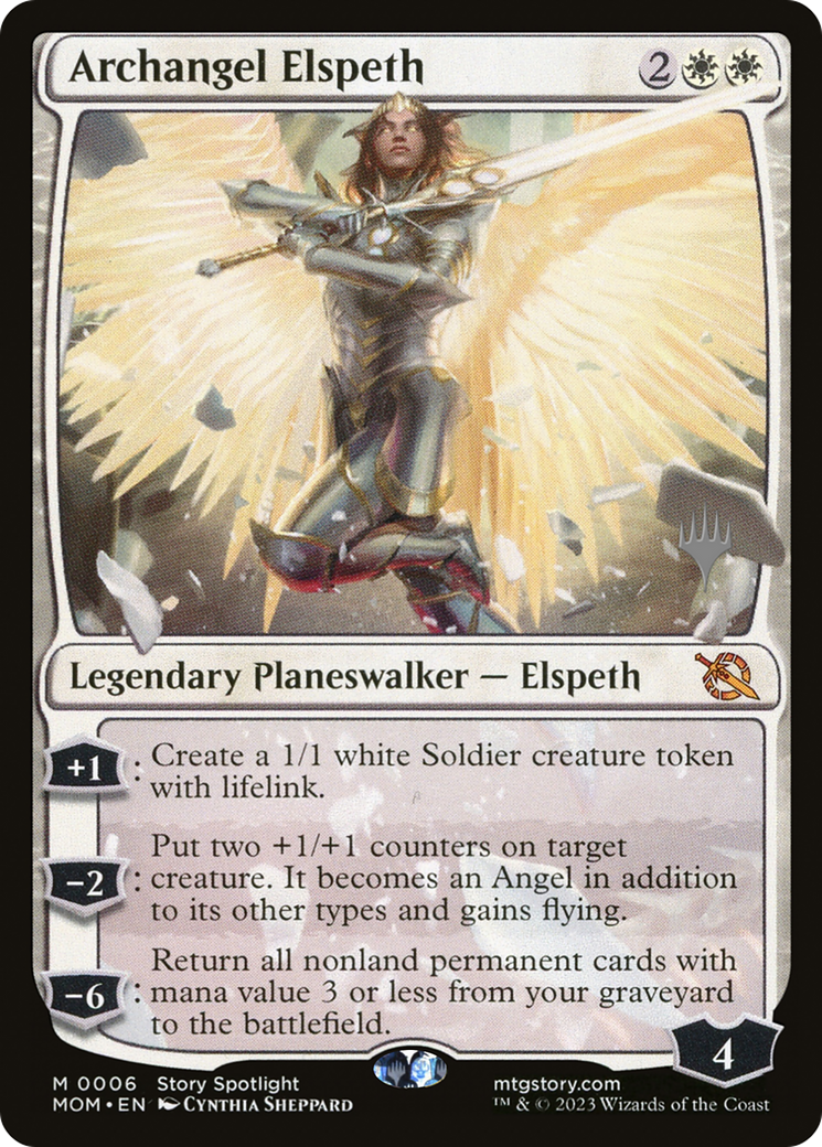 Archangel Elspeth (Promo Pack) [March of the Machine Promos] | Webway Games