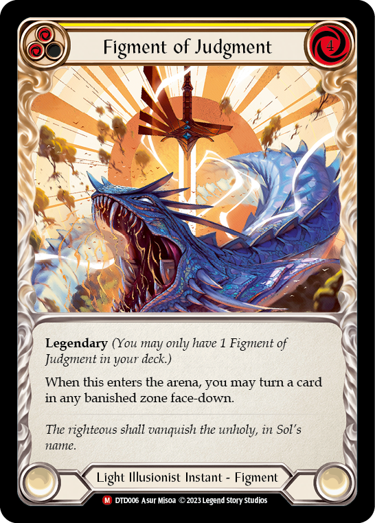 Figment of Judgment // Themis, Archangel of Judgment [DTD006] (Dusk Till Dawn) | Webway Games