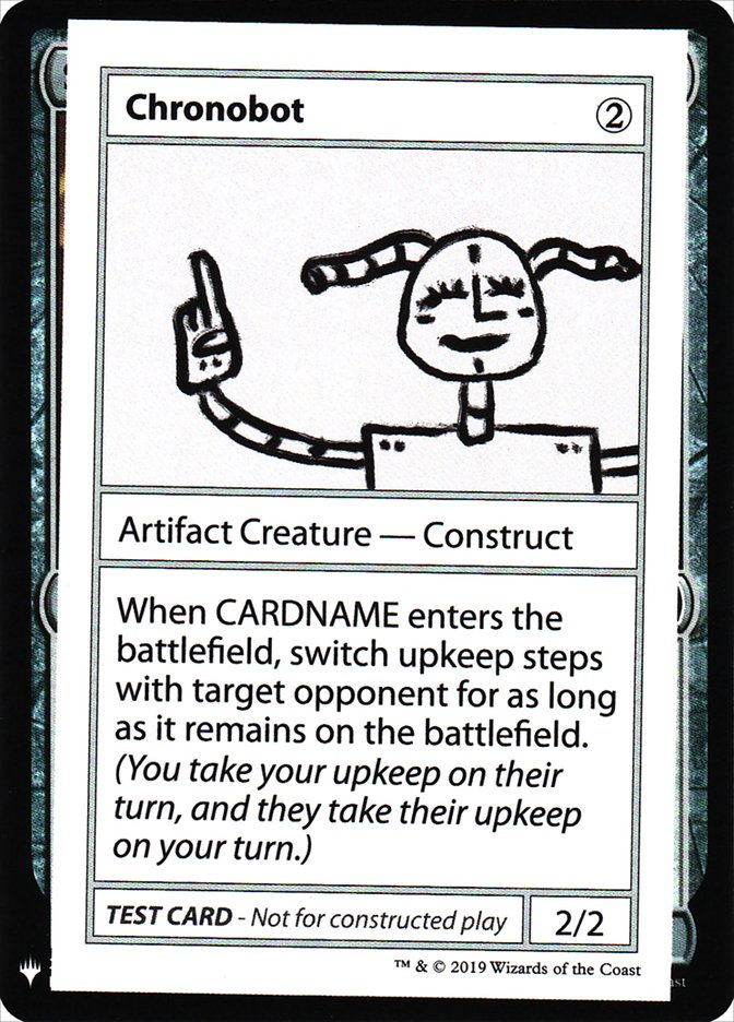 Chronobot [Mystery Booster Playtest Cards] | Webway Games
