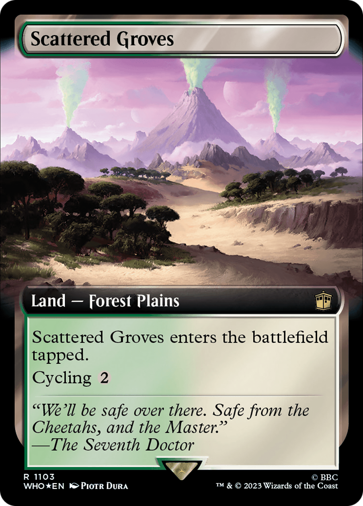Scattered Groves (Extended Art) (Surge Foil) [Doctor Who] | Webway Games