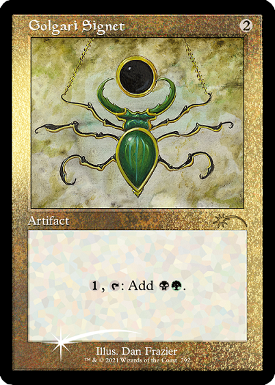 Golgari Signet (Retro) (Foil Etched) [Secret Lair Drop Series] | Webway Games
