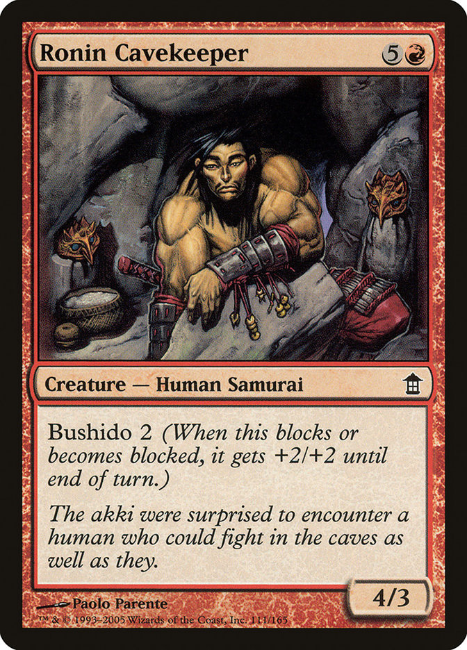 Ronin Cavekeeper [Saviors of Kamigawa] | Webway Games