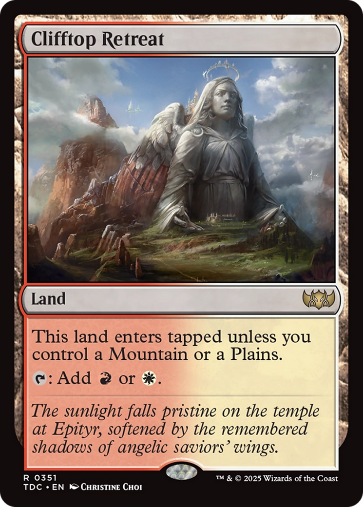 Clifftop Retreat [Tarkir: Dragonstorm Commander] | Webway Games